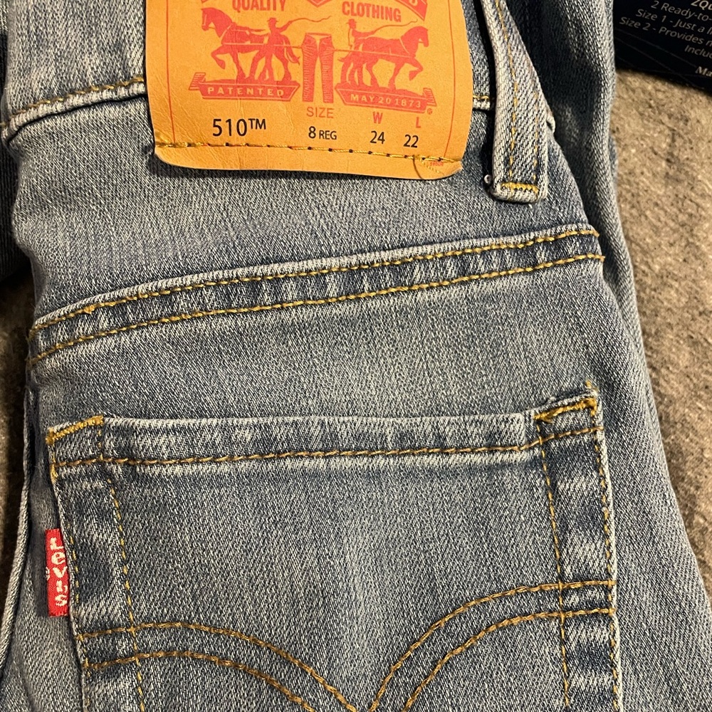 Levi's boy skinny jeans size 8 regular